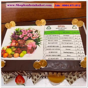 Bánh Sinh Nhật In Hình Ảnh - H74